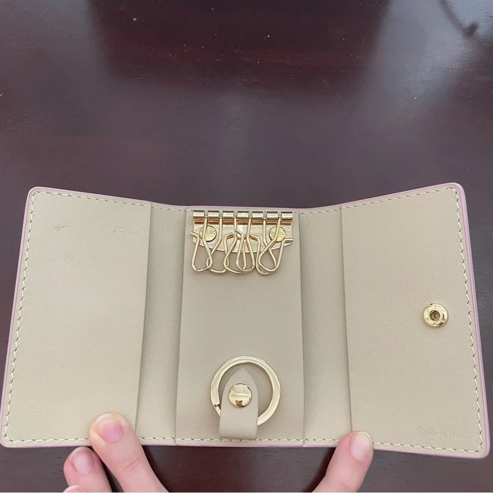 Dress Up Your Purse TOGO LEATHER KEY CASE Dusty Pink